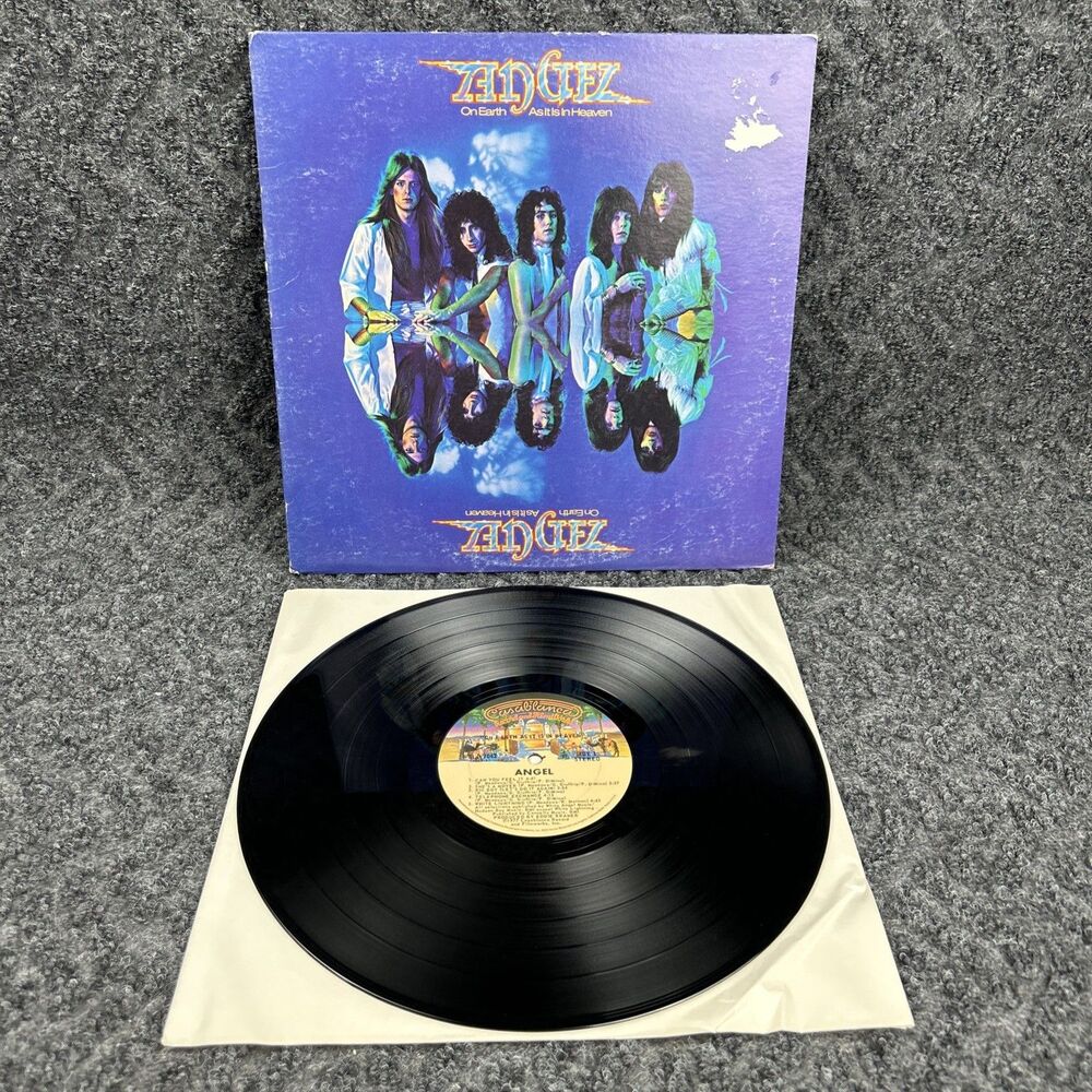 Angel – On Earth As It Is In Heaven LP NBLP7043 Vinyl 1977 Casablanca